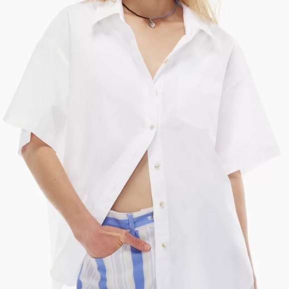 Light blue relaxed short sleeve - Picture 1 of 6